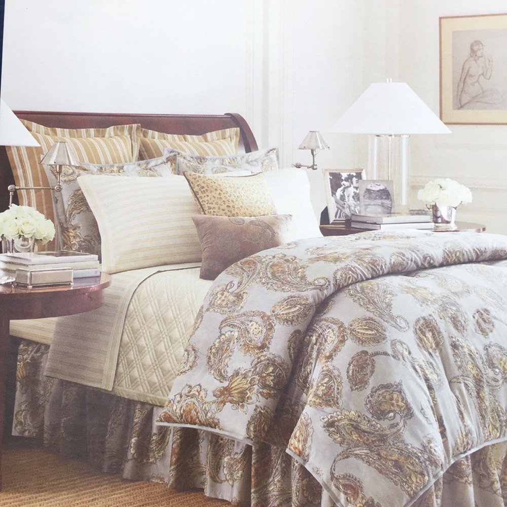 Coldspring Chaps home king dust ruffle and 2 Shams